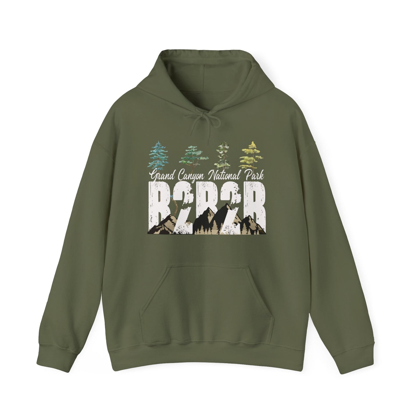 Rim To Rim To Rim Grand Canyon National Park R2R2R Hiking Hoodie - NP0362ALL