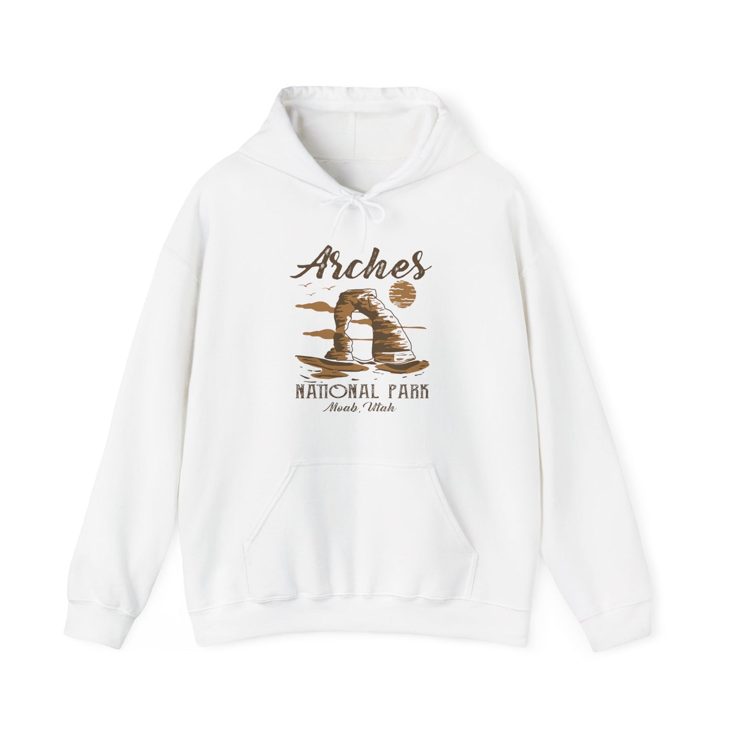 Vintage Arches National Park Mountain Moab Utah Hoodie - NPT053ALL