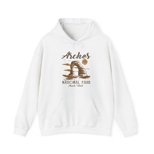 Vintage Arches National Park Mountain Moab Utah Hoodie - NPT053ALL