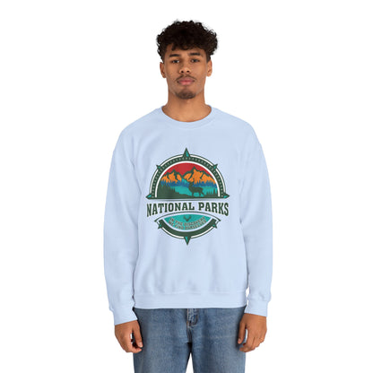 In The Discovery We Find OurSelves National Park Hiking Camping Forest Mountain Sweatshirt - NPT058ALL