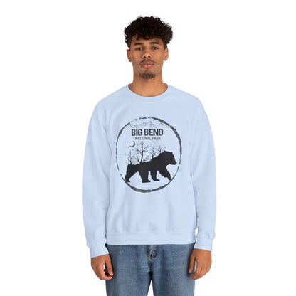 Big Bend National Park Bear Forest Camping Mountain Sweatshirt - NP0224ALL