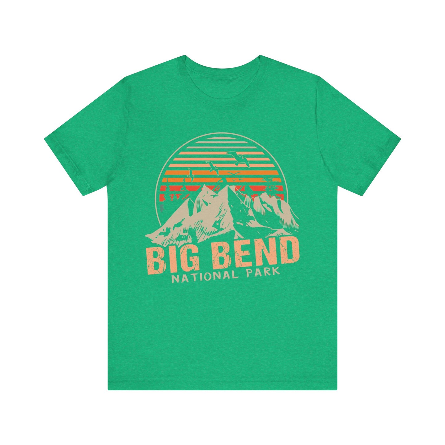 Vintage Big Bend National Park Camping Mountain Shirt - NPT034ALL