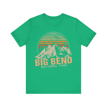 Vintage Big Bend National Park Camping Mountain Shirt - NPT034ALL