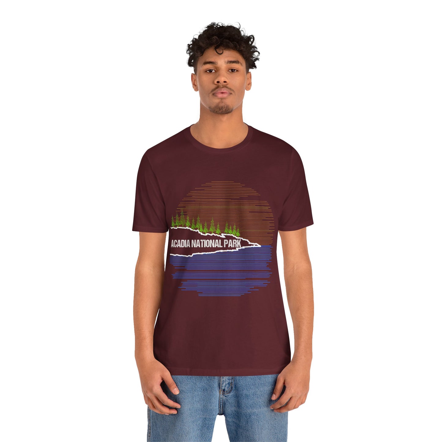 Acadia Crewneck Shirt, Acadia National Park Mount Desert Island Maine Cadillac Mountain shirt, Acadia Camping shirt - NP001ALL