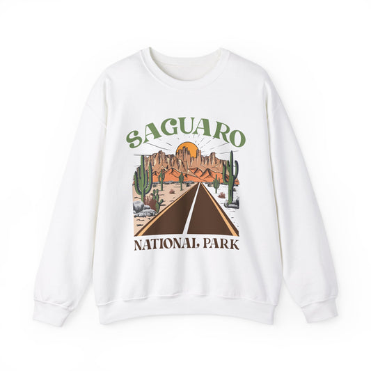 Arizona Saguaro National Park Cactus Mountain Sweatshirt - NPT068ALL