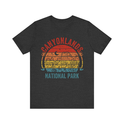 Vintage Canyonlands National Park Camping Hiking Retro Wilderess Mountain shirt - NPT186ALL