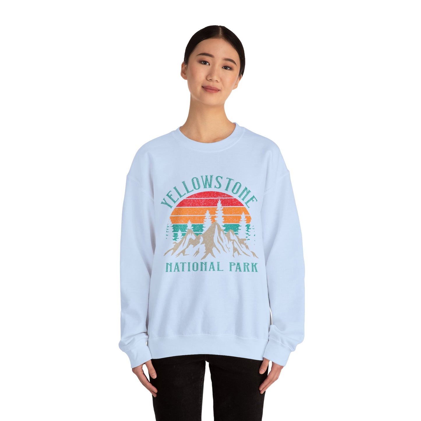 Vintage Yellowstone Us National Park Mountain Sweatshirt - NPT103ALL