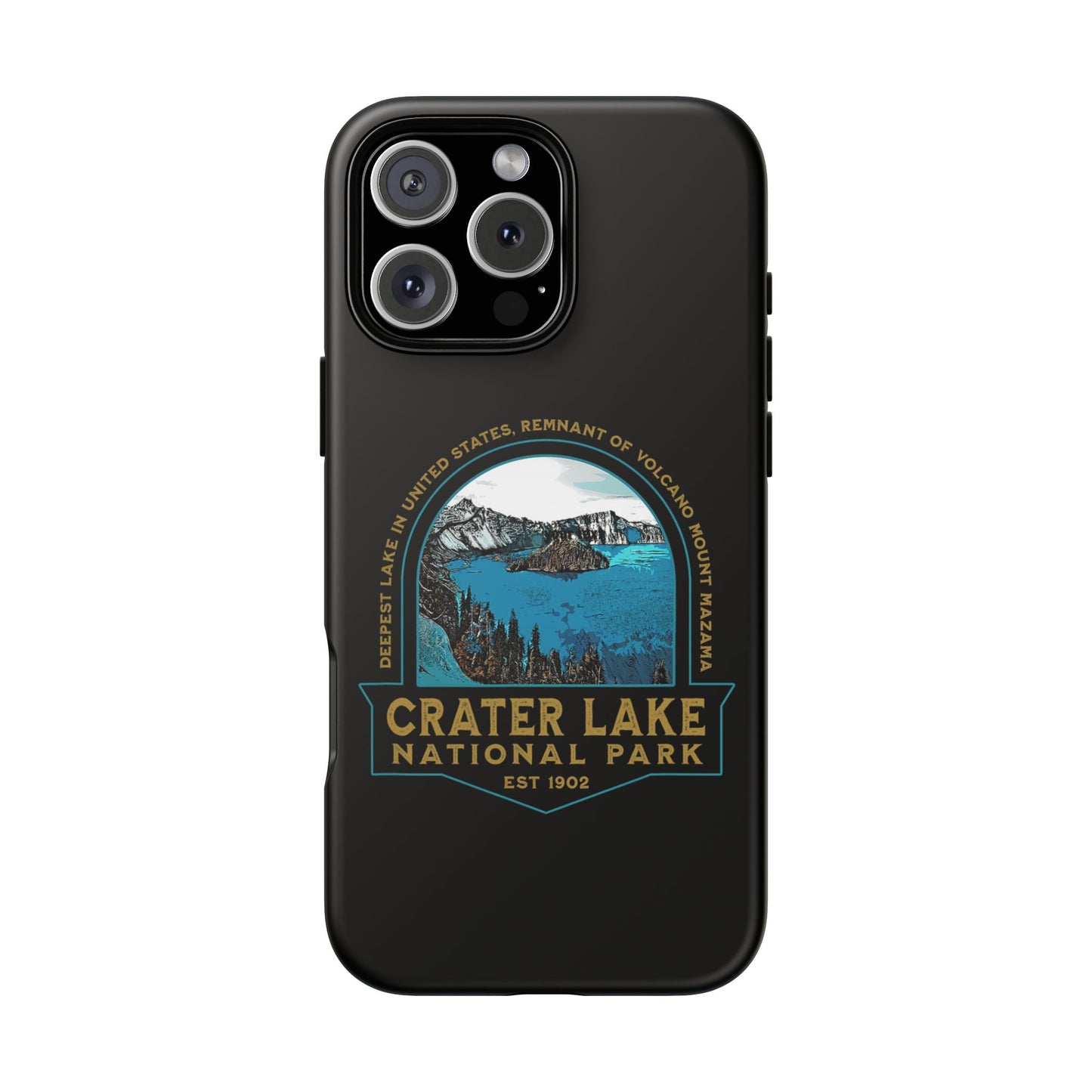 Crater Lake National Park Oregon Mount Tough Cases, Inspirational Gifts for Nature Lovers, iPhone 16 Pro Gifts from Friends