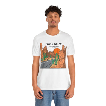 Saguaro Desert Shirt, Arizona Saguaro National Park Cactus Mountain Saguaro Cactus Shirt - NPT159ALL