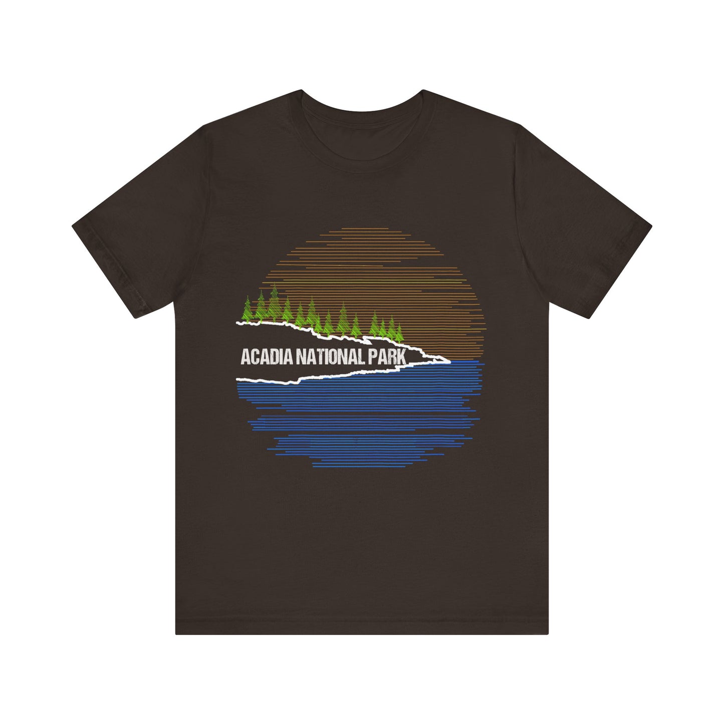 Acadia Crewneck Shirt, Acadia National Park Mount Desert Island Maine Cadillac Mountain shirt, Acadia Camping shirt - NP001ALL