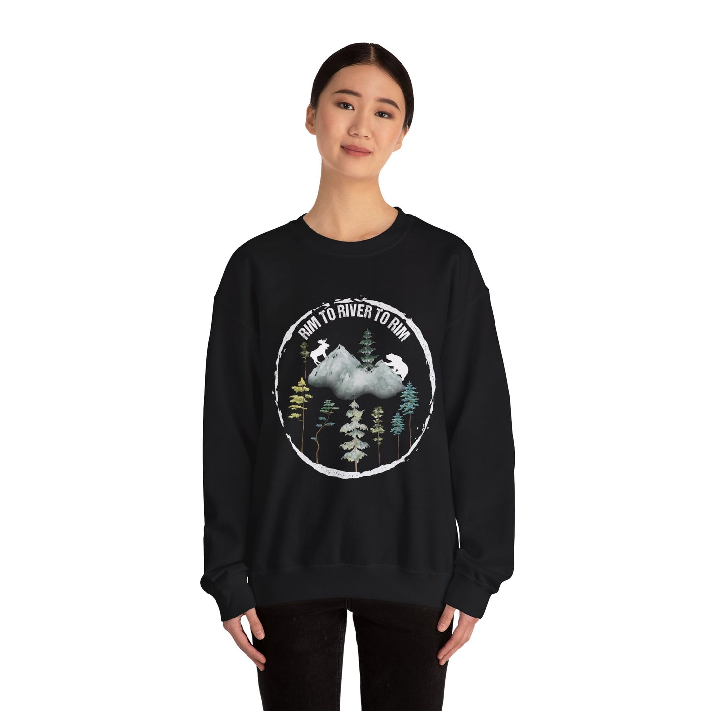 Custom Rim To River To Rim Grand Canyon National Park Hiking Sweatshirt - NP0194ALL