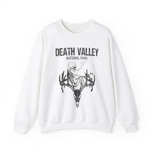 Death Valley National Park Skull Skeleton Camping Mountain Sweatshirt - NP0216ALL