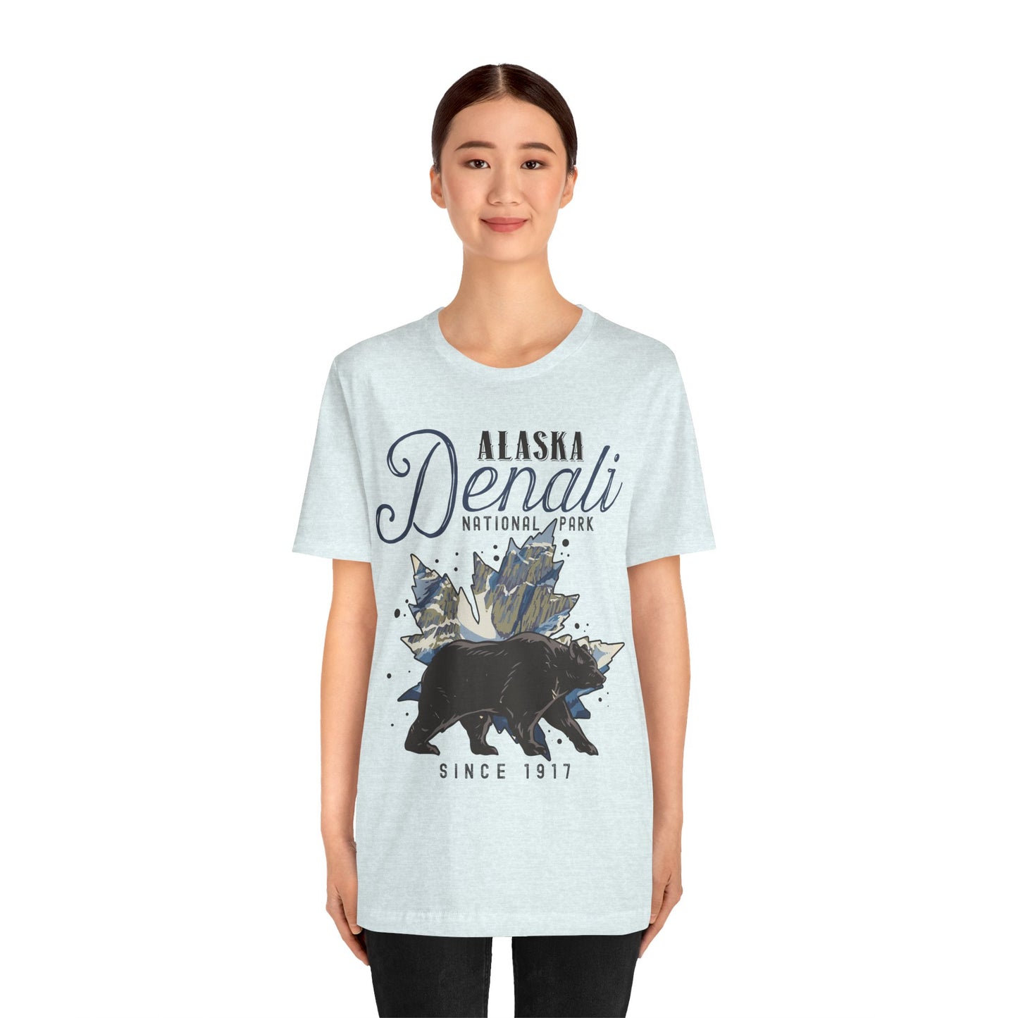 Vintage Denali National Park Retro Bear Alaska Shirt - NPT084ALL