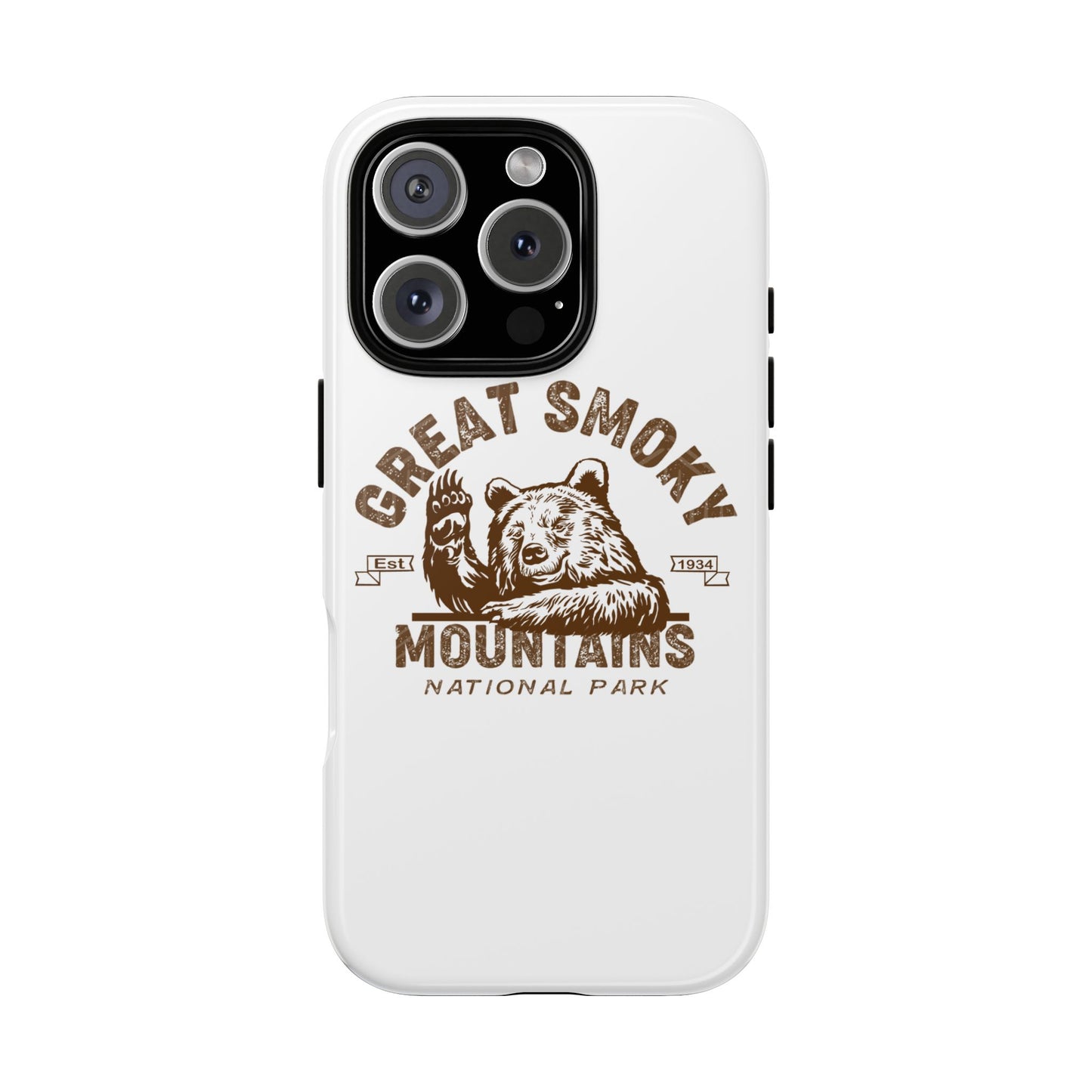 Great Smoky Mountains Hiking Tough Cases - iPhone 16 Pro, 16 Pro max Cases - Gifts for Friends, Family, and Nature Lovers