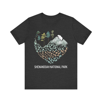 Shenandoah National Park Camping Forest Adventure Hiking Wilderness Bear Shirt - NP0306ALL