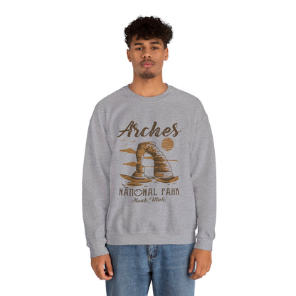 Vintage Arches National Park Mountain Moab Utah Sweatshirt - Npt030all