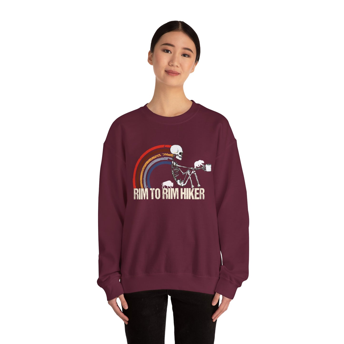 Custom Rim 2 Rim Hiker Grand Canyon National Park Sweatshirt - NP0357ALL