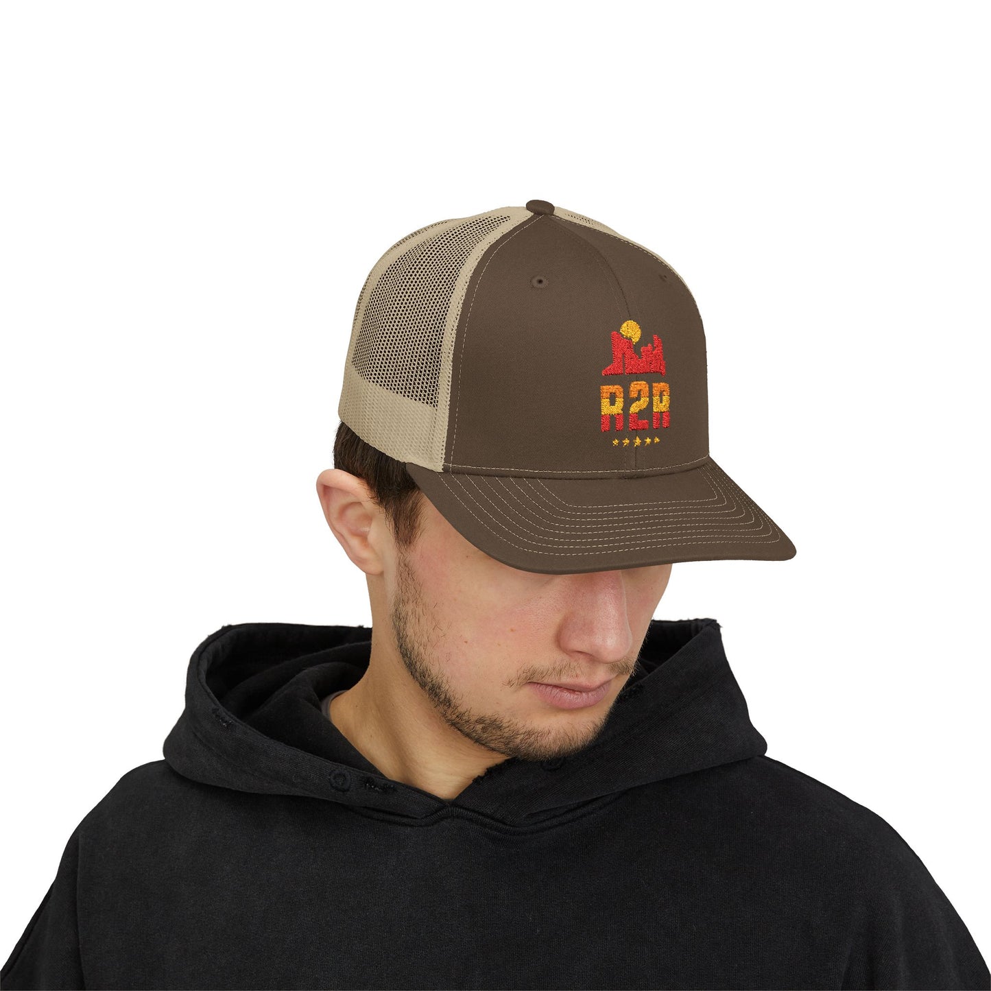 Rim 2 Rim, Grand Canyon National Park Rim to Rim R2R Hiking Snapback Trucker Cap - NPT167ALL