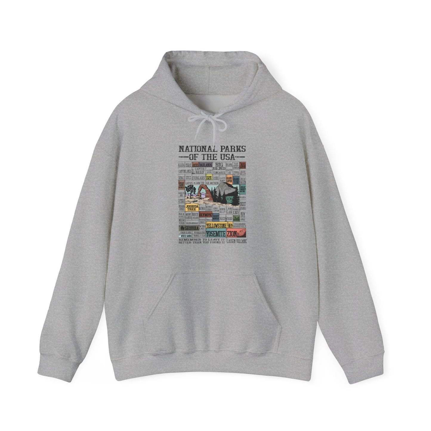 Copy of Iconic National Parks Hiking Travel Hoodie - Npt030all