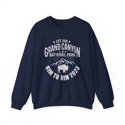 Custom Grand Canyon National Park Rim To Rim R2R 2023 Hiking Wilderness Forest Sweatshirt - Npt017all