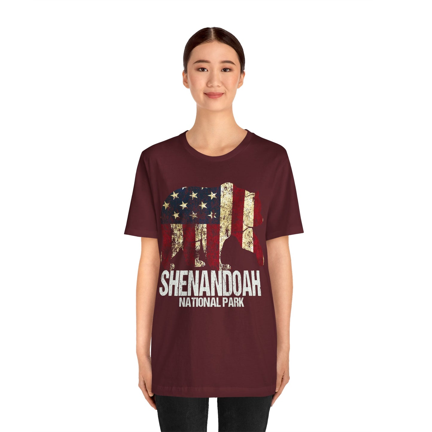 Shenandoah Shirt, Shenandoah National Park Camping 4th of July Independence Day Patriotic Hiking Shirt - NP0375ALL