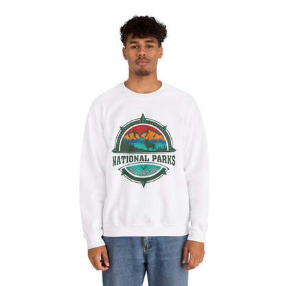 In The Discovery We Find OurSelves National Park Hiking Camping Forest Mountain Sweatshirt - NPT058ALL