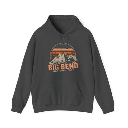 Vintage Big Bend National Park Camping Mountain Hoodie - NPT034ALL