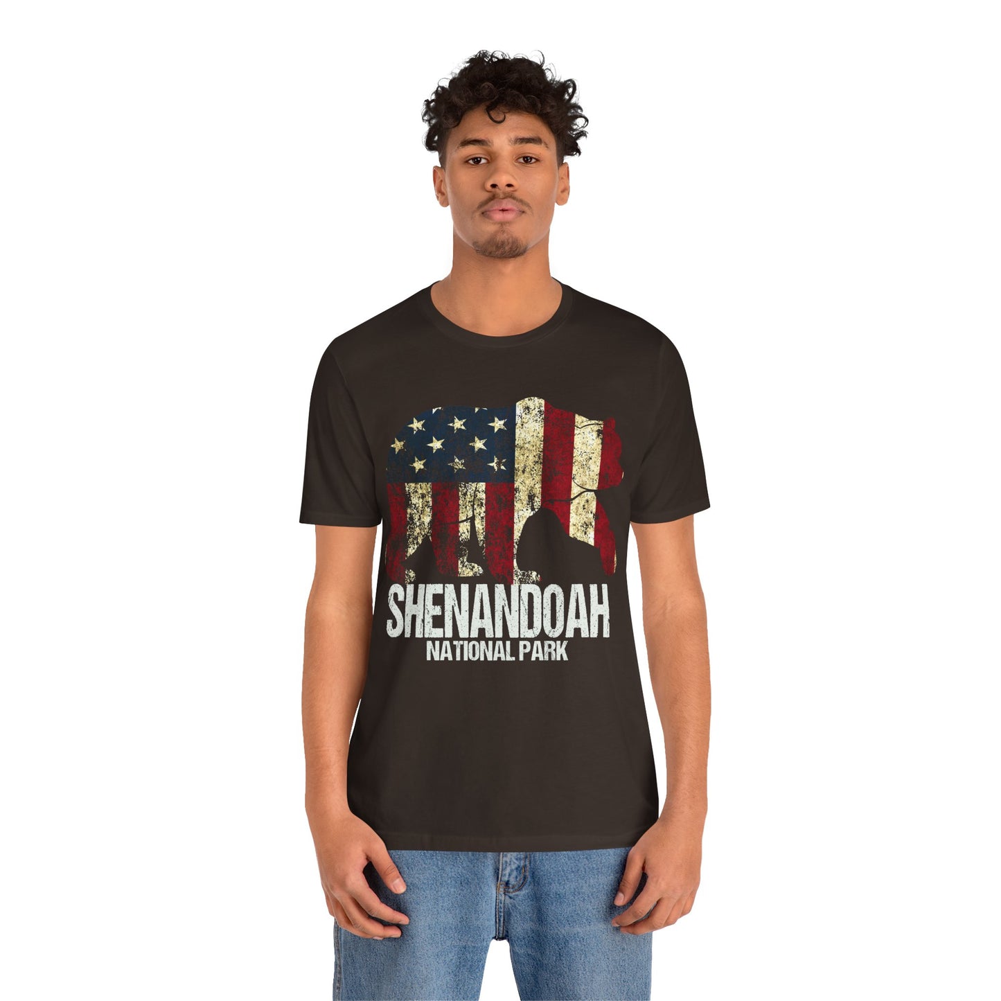 Shenandoah Shirt, Shenandoah National Park Camping 4th of July Independence Day Patriotic Hiking Shirt - NP0375ALL