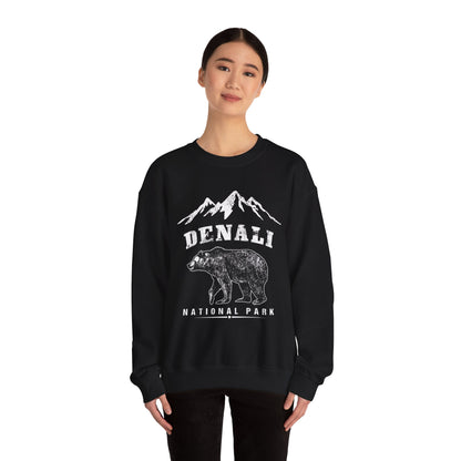 Denali National Park Camping Bear Hiking Travel Sweatshirt - NPT011ALL