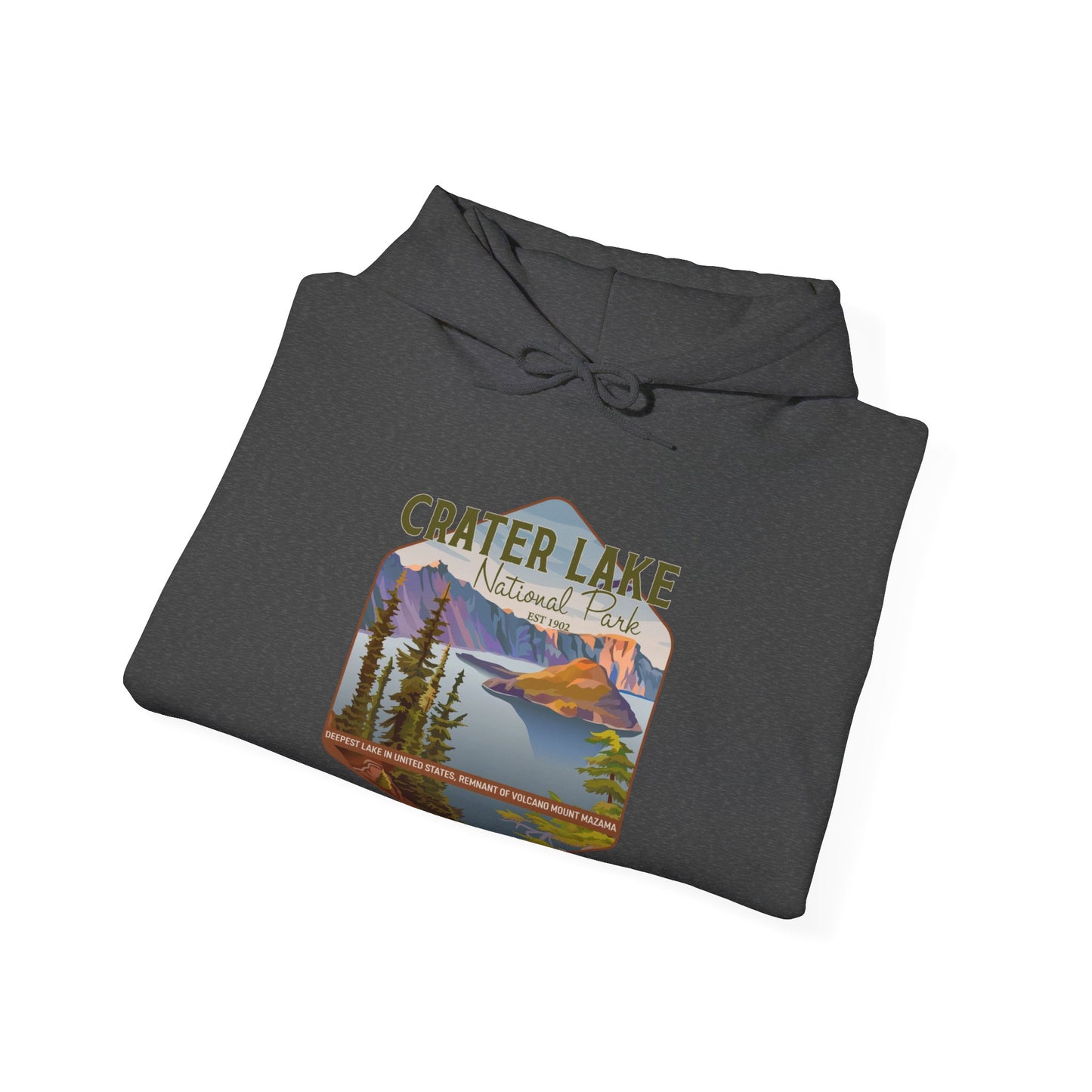 Crater Lake National Park NPS Camping Hiking Hoodie - NPT007ALL