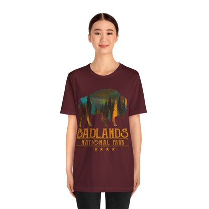 Badlands Shirt, Badland National Park Buffalo Bison South Dakota shirt - NPT082ALL