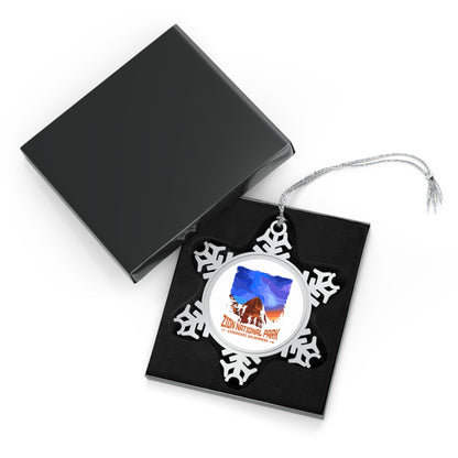 Zion National Park Experience Wildness Ornament, Inspirational Holiday Gifts from Friends,  Christmas -  NP046ALL