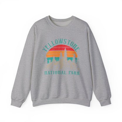 Vintage Yellowstone Us National Park Mountain Sweatshirt - NPT103ALL