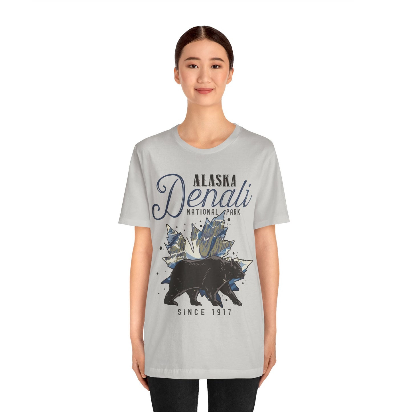 Vintage Denali National Park Retro Bear Alaska Shirt - NPT084ALL