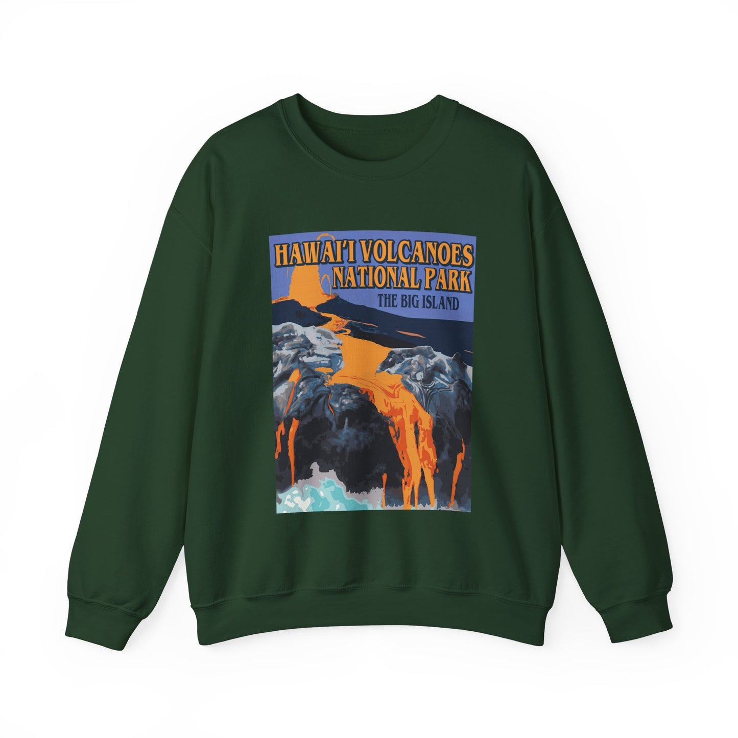 Hawaii Volcanoes National Park  The Big Island Camping Sweatshirt - NPT156ALL