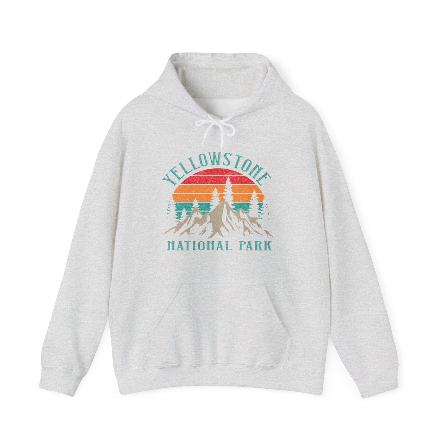 Vintage Yellowstone Us National Park Mountain Hoodie - NPT103ALL