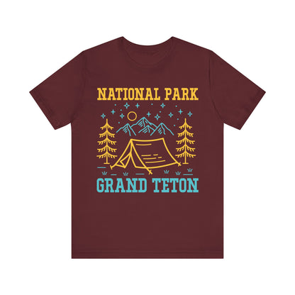 Grand Teton National Park Hiking Camping Hiking shirt - NPT149ALL