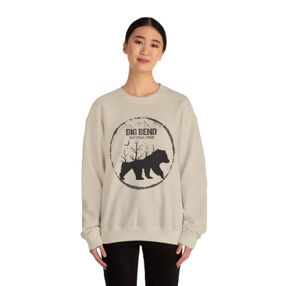 Big Bend National Park Bear Forest Camping Mountain Sweatshirt - NP0224ALL