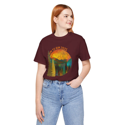 Rim to Rim 2025 Hiking Shirt, Inspirational Grand Canyon Tee, Gifts for Hike and Nature Lovers - NPP366ALL