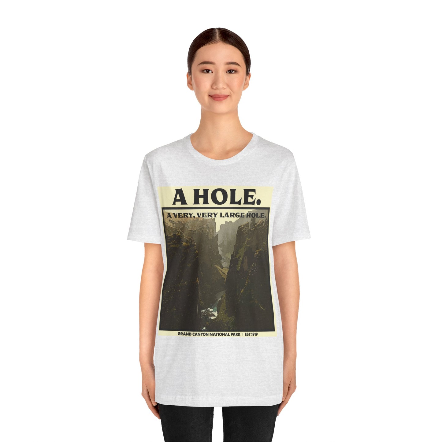 Grand Canyon Shirt, Grand Canyon National Park Poster Very Large Hole Extraordinary Mountains shirt - EXNP011ALL