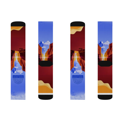 Grand Canyon Sublimation Socks Gifts from Friends and Family, Perfect for Birthdays and Holidays SOCKNP006