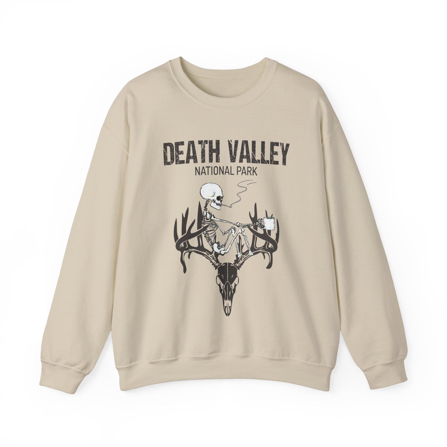 Death Valley National Park Skull Skeleton Camping Mountain Sweatshirt - NP0216ALL