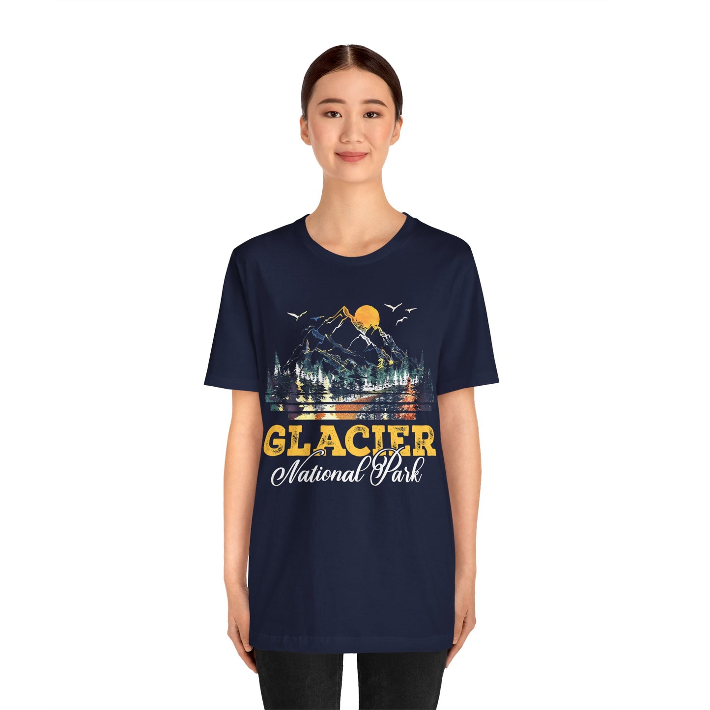 Glacier Shirt, Glacier National Park Camping Hiking Mountain shirt - NPT023ALL