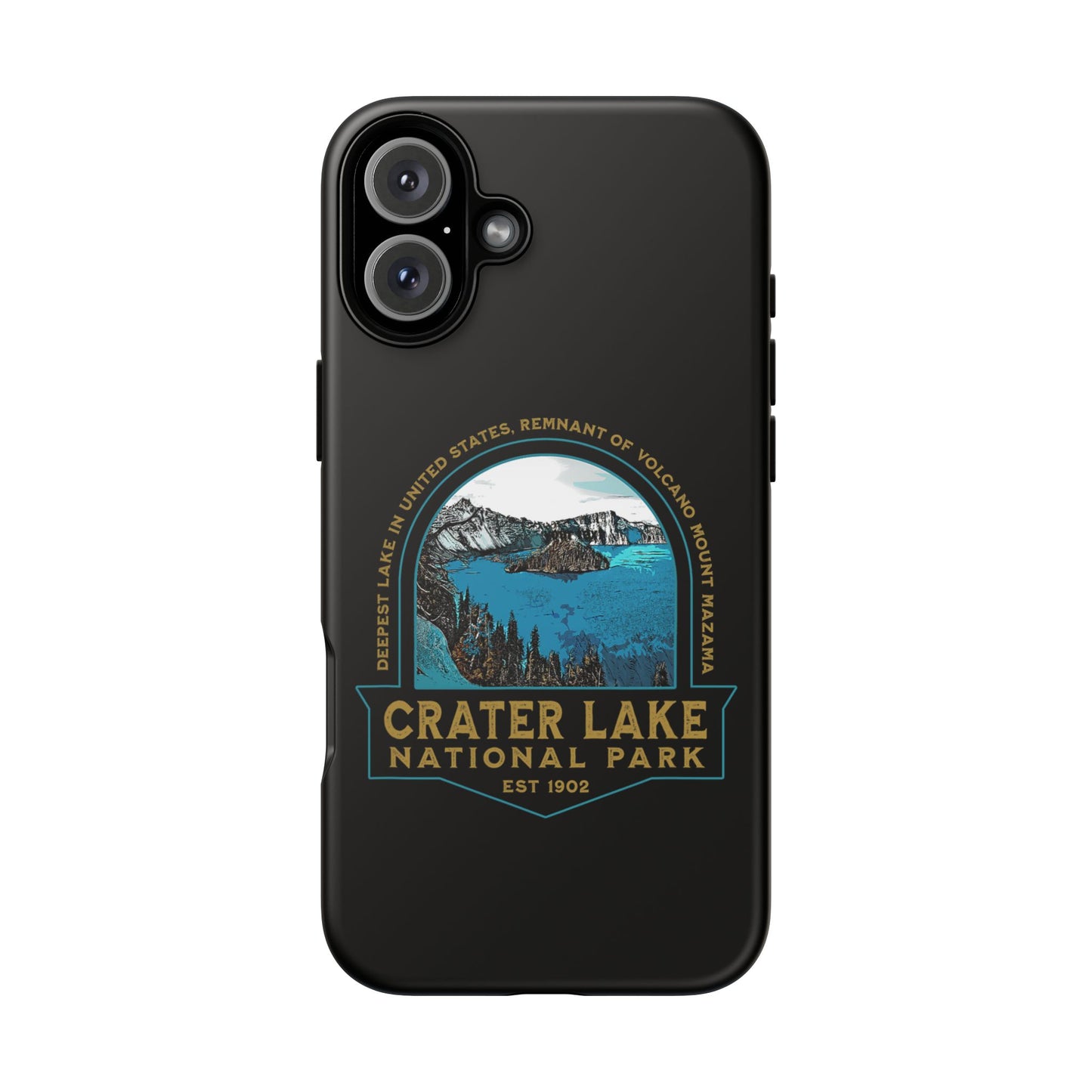 Crater Lake National Park Oregon Mount Tough Cases, Inspirational Gifts for Nature Lovers, iPhone 16 Pro Gifts from Friends