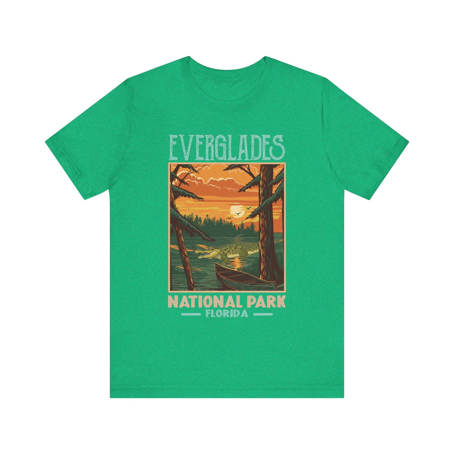 Everglades National Park Crocodile Florida Alligators Travel Hiking Mountain shirt - NPT195ALL