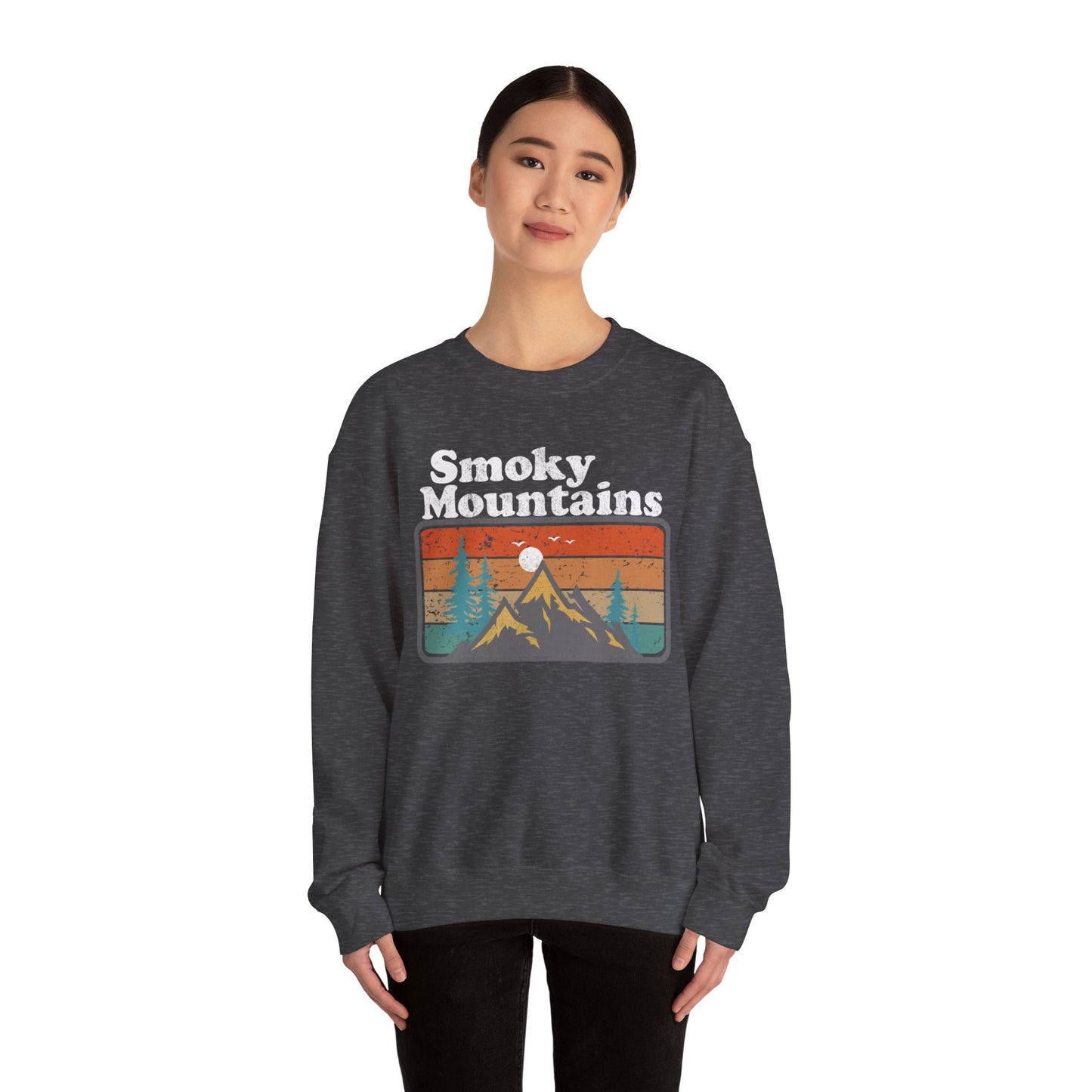 Great Smoky Mountains National Park Camping Forest Hiking Sweatshirt - NP018ALL