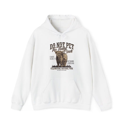 Don't Pet The Fluffy Cows Yellowstone National Park Monata Buffalo Hoodie - NPT066ALL