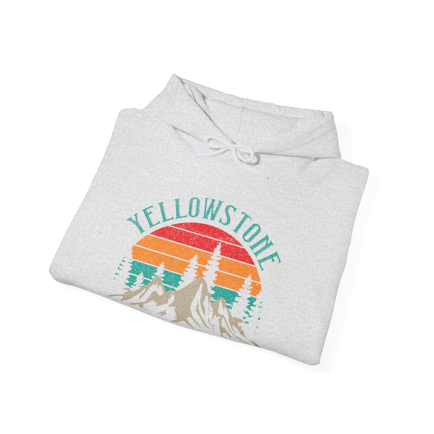 Vintage Yellowstone Us National Park Mountain Hoodie - NPT103ALL