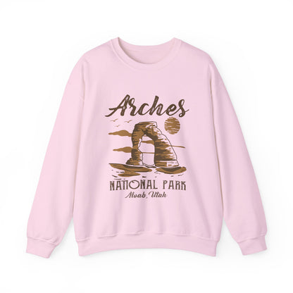 Vintage Arches National Park Mountain Moab Utah Sweatshirt - Npt030all