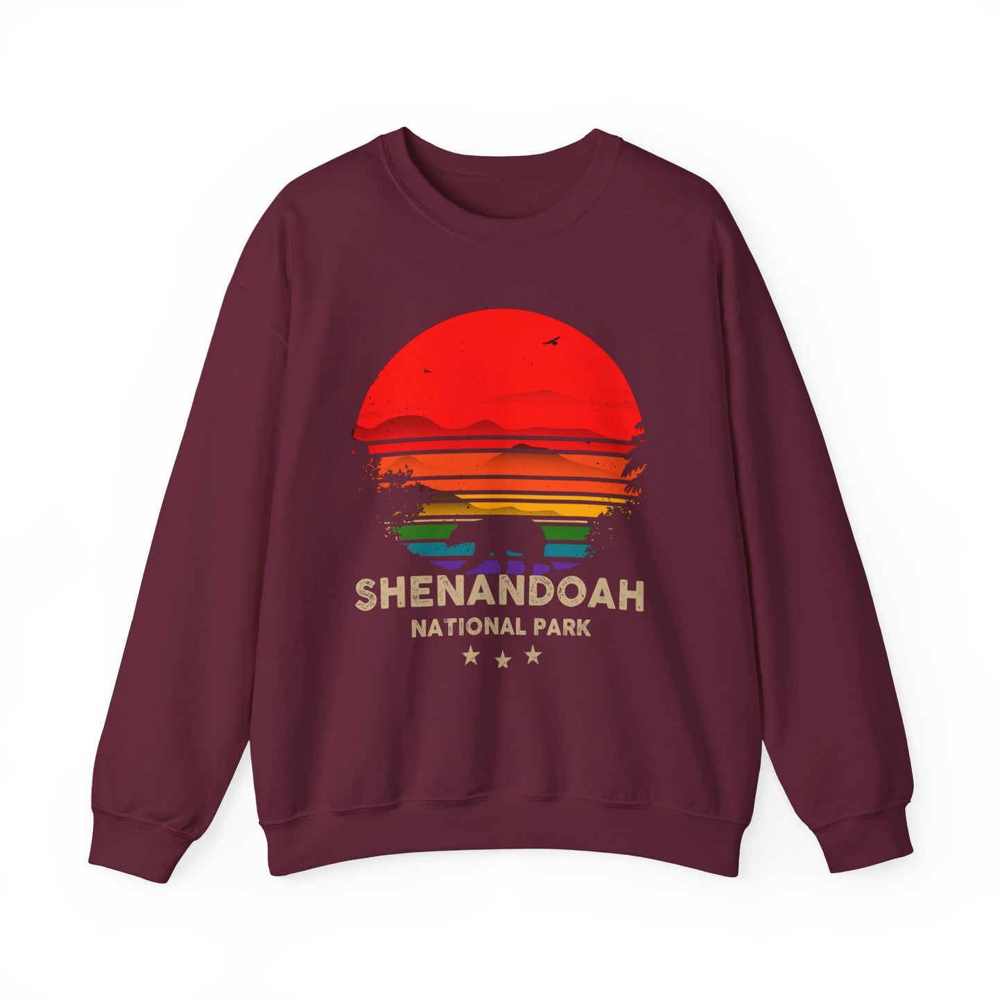 Vintage Shenandoah National Park Souvenir Hiking Sweatshirt - NP043ALL